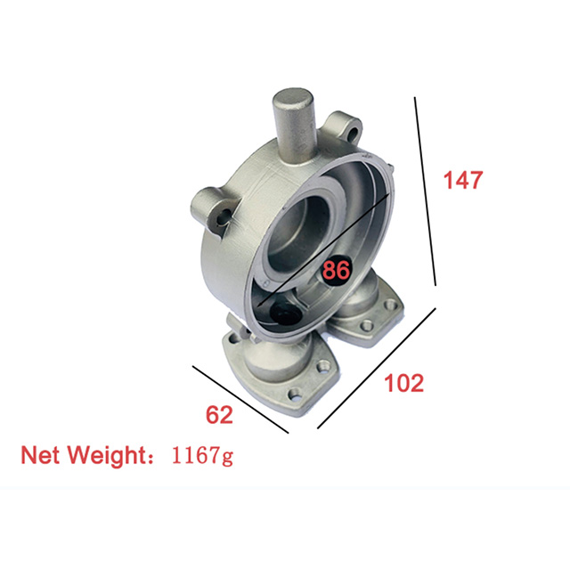 Pièces adaptées aux besoins du client de bâti de valve de pompe de matériel d'acier inoxydable en métal 304/316/316L